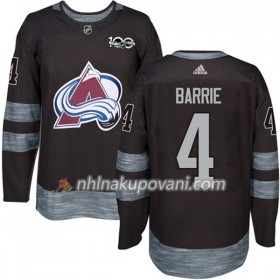 Colorado Avalanche Dresy Tyson Barrie 4 1917-2017 100th Anniversary Adidas Černá Authentic - Pánské